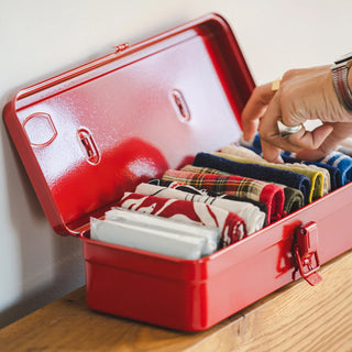 TOYO STEEL T-320 Trunk Shape Toolbox Red