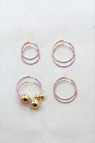 Abacus Row Callisto Hoops Blossom