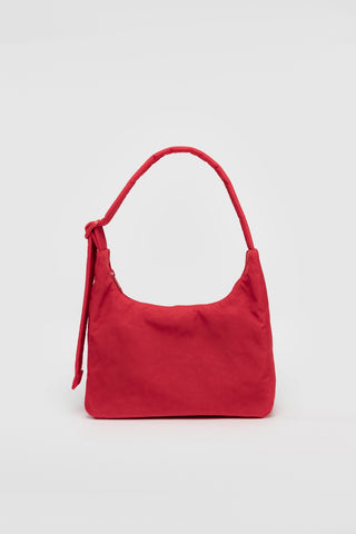 BAGGU Mini Nylon Shoulder Bag Candy Apple