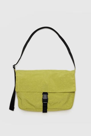 BAGGU Nylon Messenger Bag Lemongrass