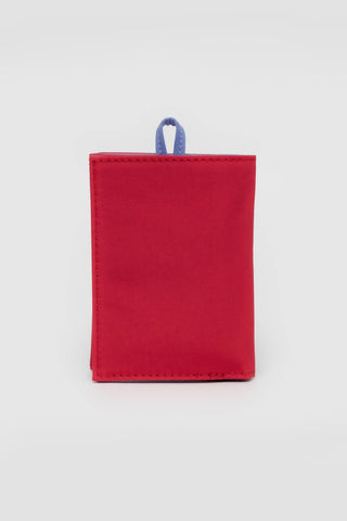 BAGGU Snap Wallet Candy Apple