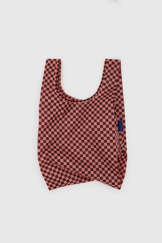 Baby BAGGU Pink Brown Check