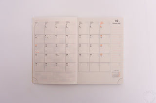 DELFONICS 2025 A6 Weekly Block Planner Shiba Inu