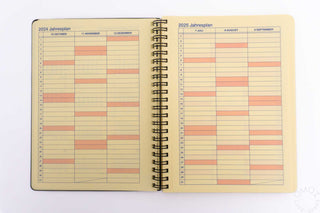 DELFONICS 2025 Rollbahn Metallic A5 Monthly Planner Polarize