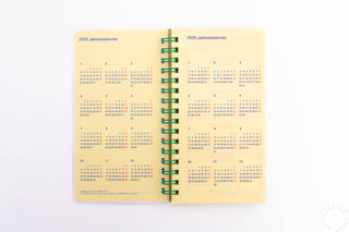 DELFONICS 2025 Rollbahn Snake Slim Monthly Planner