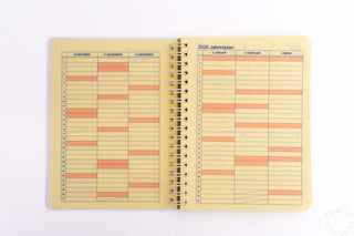 DELFONICS 2025 Rollbahn Snake Large Monthly + Gantt Chart Planner