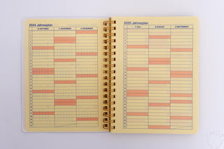 DELFONICS 2025 Rollbahn Snake Large Monthly + Log Chart Planner