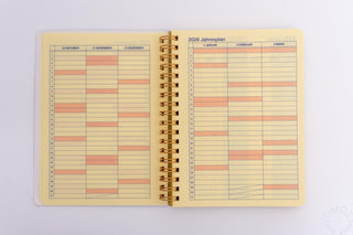 DELFONICS 2025 Rollbahn Snake Large Monthly + Log Chart Planner