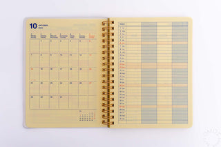 DELFONICS 2025 Rollbahn Snake Large Monthly + Log Chart Planner