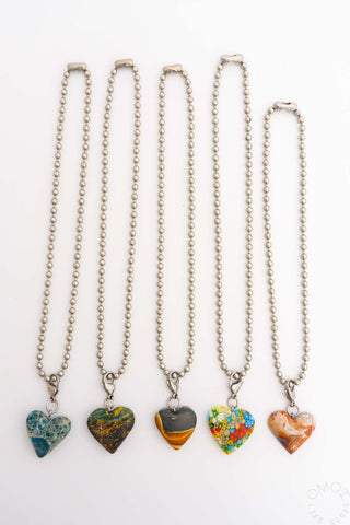 Dragon's Garden Heart Station Necklace