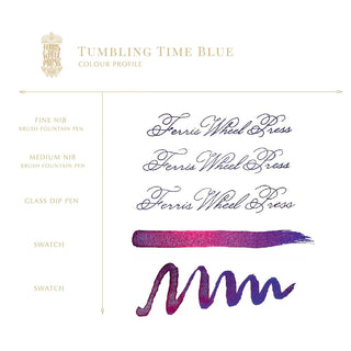 Ferris Wheel Press FerriTales Bottled Ink Tumbling Time Blue