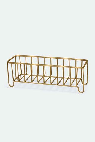 Fog Linen Work Brass Wire Slim Basket