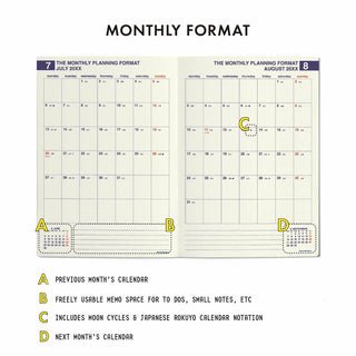 HIGHTIDE 2025 A5 Weekly + Memo Planner Refill