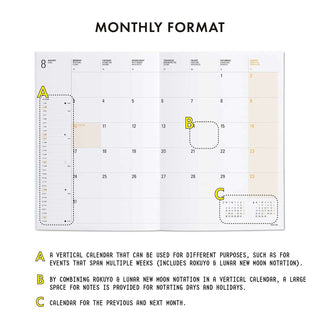 HIGHTIDE 2025 B6 Weekly Block Planner Refill