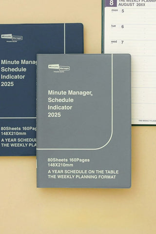 HIGHTIDE 2025 Minute Manager A5 Weekly + Memo Planner