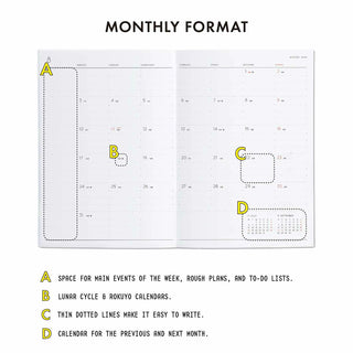 HIGHTIDE 2025 Lutz B6 Weekly Vertical Planner