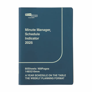 HIGHTIDE 2025 Minute Manager A5 Weekly + Memo Planner