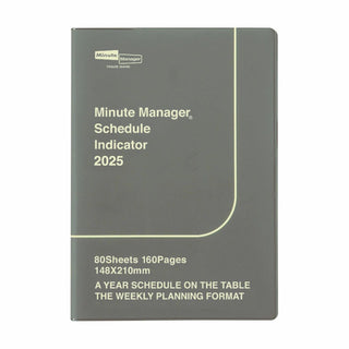 HIGHTIDE 2025 Minute Manager A5 Weekly + Memo Planner