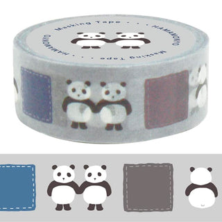 Hamamonyo Washi Tape Patchwork Panda