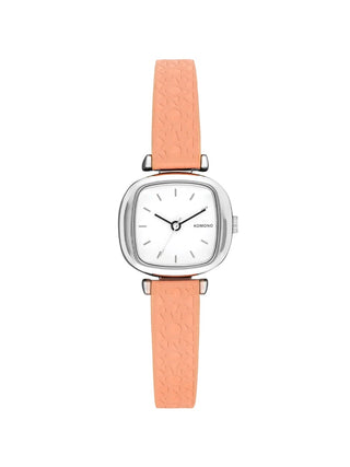 KOMONO Moneypenny Monogram Watch Silver Blush