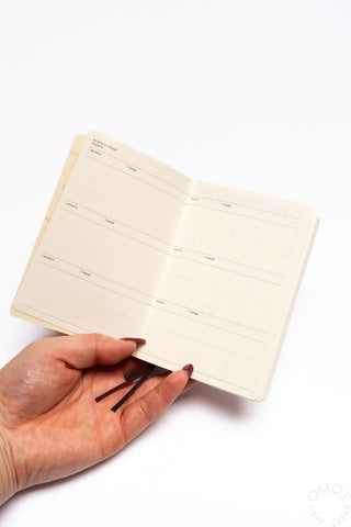 LACONIC B7 Pocket Log Diary with Photo Pocket