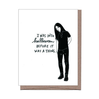 Goth Halloween Card