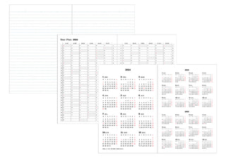 MARK'S 2025 B6 Weekly + Memo Planner Refill