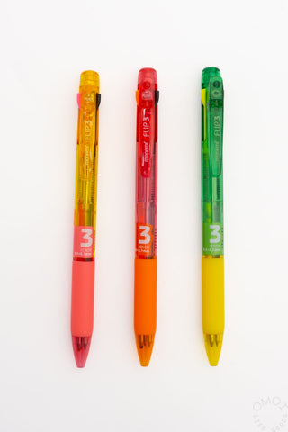 MONAMI Flip 3 Fluorescent Multi Pen