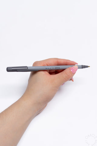 MONAMI Silver Big Ball Pen