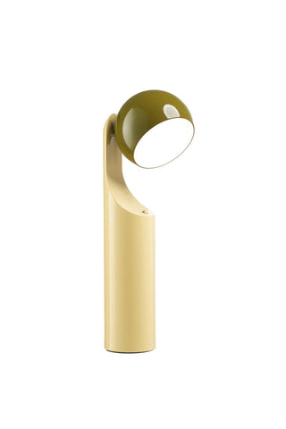 MONO Portable Reading Lamp Verde Olive & Natural Yellow