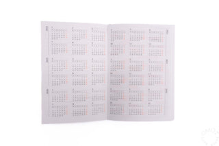 MARK'S 2025 DOTS A6 Weekly Vertical Planner Navy