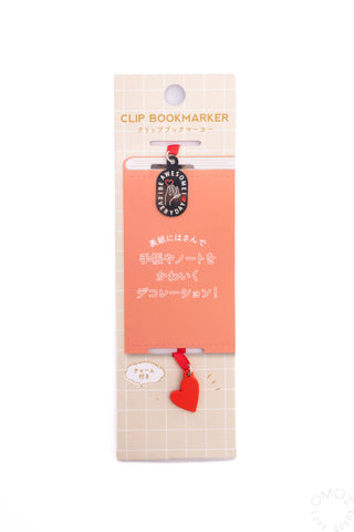 Mark's Clip Bookmarker with Charm