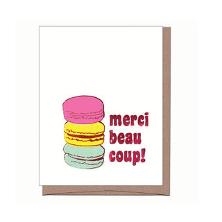 Merci Macarons Card