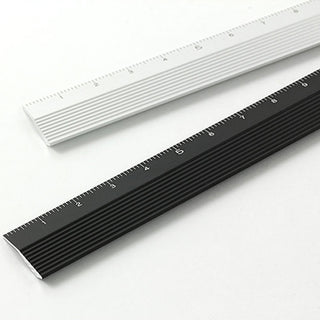 Midori Aluminum 15cm Ruler Black