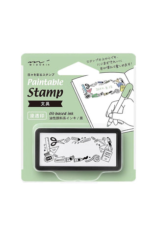 Midori Paintable Half-Size Block Stamp Stationery