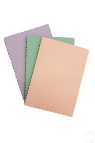 Midori Soft Color A5 Spiral Notebook