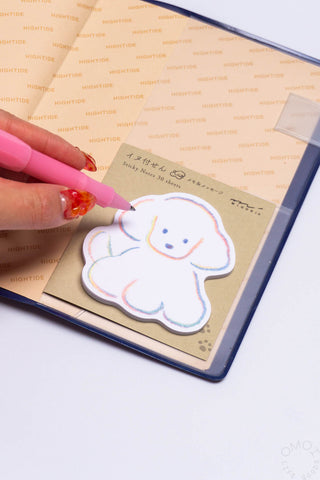 Midori Die-Cut Sticky Notes Large Natsumi Dog