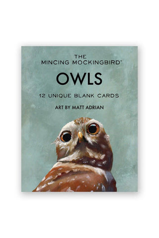 Matt Adrian Owl Box Greeting Cards - Set of 12