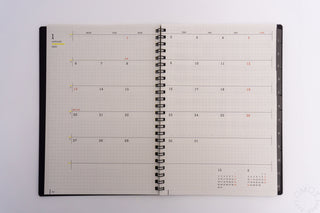 Mnemosyne 2025 Monthly A5 Diary