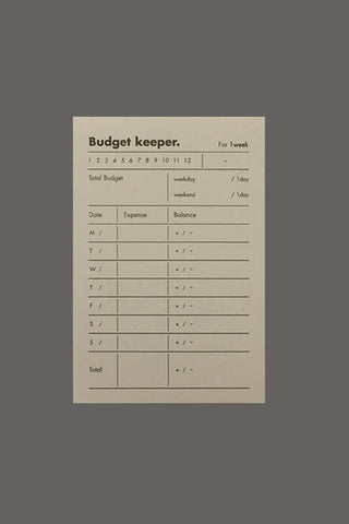 O,LD! Happier Memo Budget Keeper