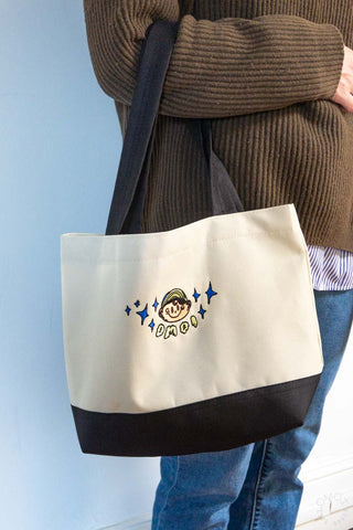 OMOI x Caroline Mills Embroidered Tote