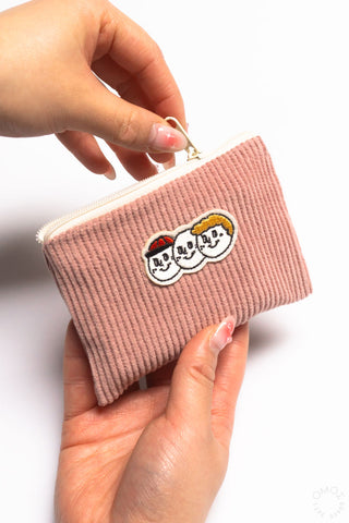 O,LD! Handy Pouch Pink Corduroy