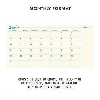 penco 2025 Things To Do Square Monthly Planner