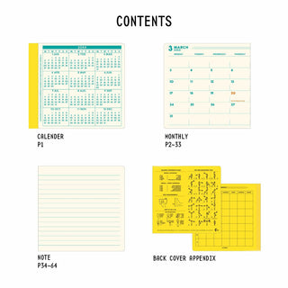 penco 2025 Things To Do Square Monthly Planner