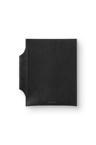 PLOTTER Leather Binder Case Bible Size Black x Black