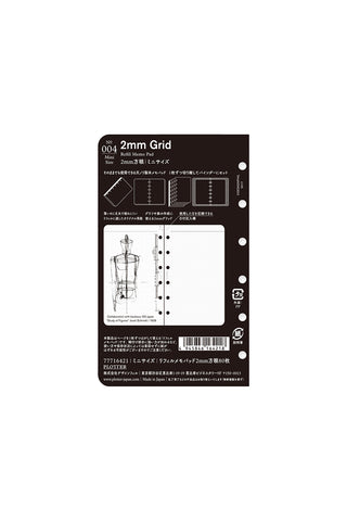 PLOTTER Refill Memo Pad 2mm Grid Mini Size