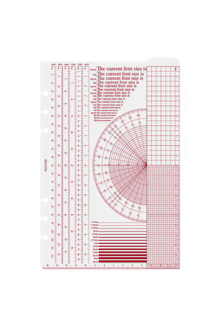 PLOTTER Ruler Pad A5 Size