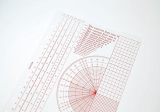 PLOTTER Ruler Pad A5 Size