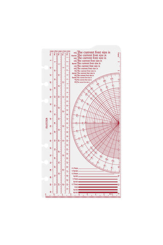 PLOTTER Ruler Pad Bible Size