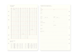 PLOTTER 2025 Monthly Schedule Diary Refill A5 Size